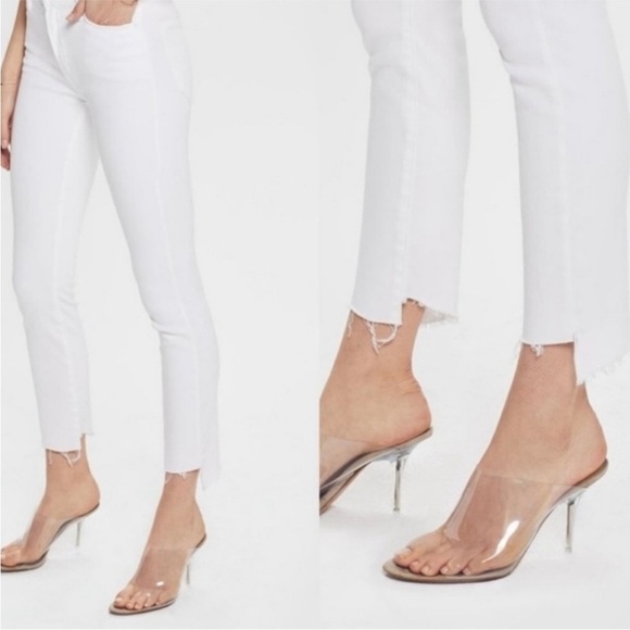 MOTHER Stunner Two Step Fray in Glass Slipper Size 26 - Picture 5 of 10